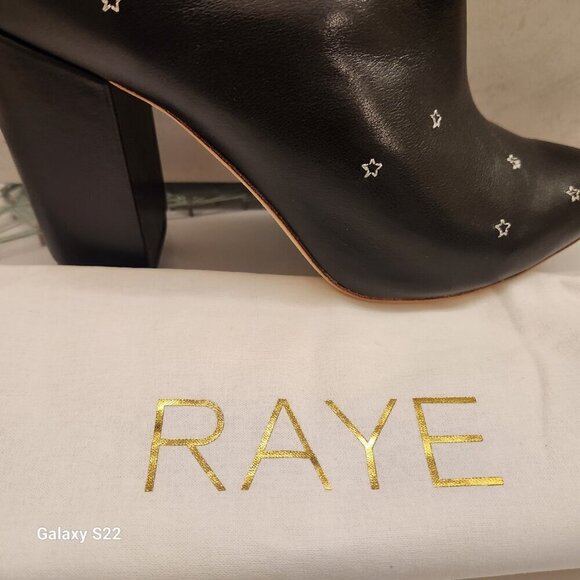 RAYE "Miles" Embroidered Black Leather boots. NIB. Size 10 - Picture 4 of 16